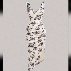 Floral Print Sleeveless Dress